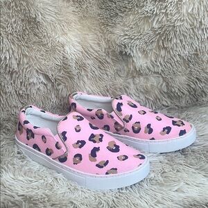 Lilly Pulitzer‎ Pink Leopard Print Slip-On Sneakers